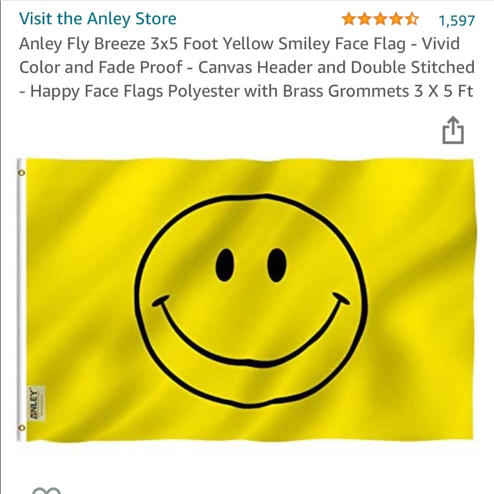 SMILEY FLAG